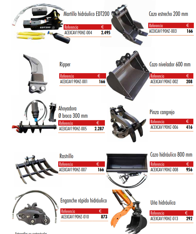 Comprar maquinaria agrícola en tienda online Miniexcavadora Hidráulica Autopropulsada 25HP - Imagen 2