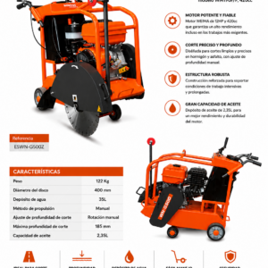 Cortadora Rectificadora 12HP Wenovus-Zeppelin