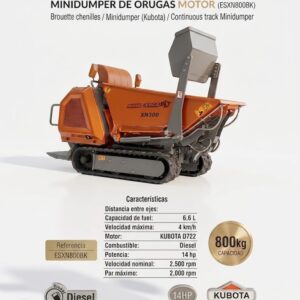 Minidumper De Orugas Motor 14HP Rhinoceros XN800